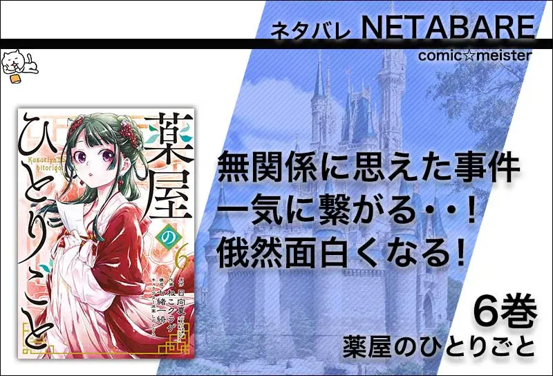 薬屋のひとりごと　5巻・6巻なし　まとめ 薬屋のひとりごと】小説5・6巻解説！！不憫体質の里樹妃を救った